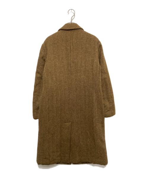 PALTO（パルト）PALTO (パルト) ヘリンボーンチェスターコート ブラウン サイズ:SIZE 42の古着・服飾アイテム