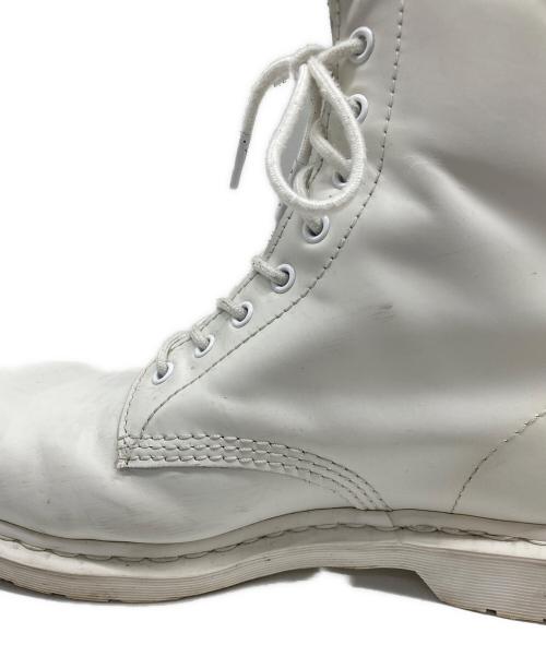 Dr.Martens（ドクターマーチン）Dr.Martens (ドクターマーチン) 8ホールブーツ ホワイト サイズ:SIZE EU46の古着・服飾アイテム