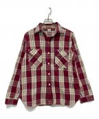 WAREHOUSEウエアハウス）の古着「ヘビーネルシャツ」｜レッド