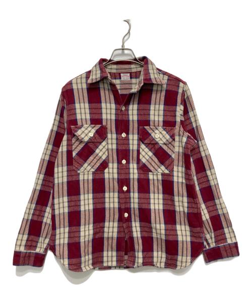WAREHOUSE（ウエアハウス）WAREHOUSE (ウエアハウス) ヘビーネルシャツ レッド サイズ:SIZE 161/2の古着・服飾アイテム
