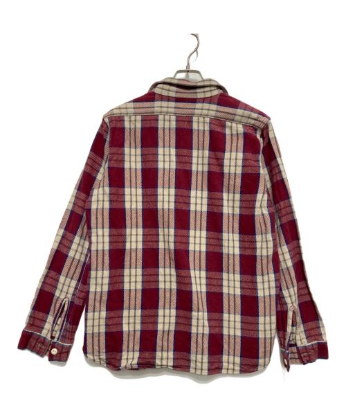 WAREHOUSE（ウエアハウス）WAREHOUSE (ウエアハウス) ヘビーネルシャツ レッド サイズ:SIZE 161/2の古着・服飾アイテム