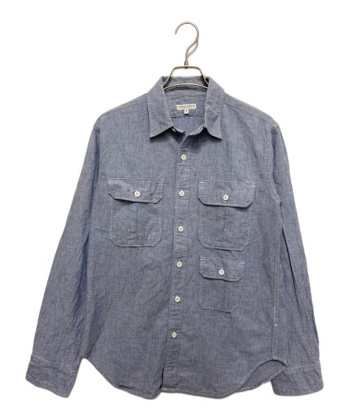 Engineered Garments（エンジニアド ガーメンツ）Engineered Garments (エンジニアド ガーメンツ) シャンブレーワークシャツ ネイビー サイズ:Sの古着・服飾アイテム