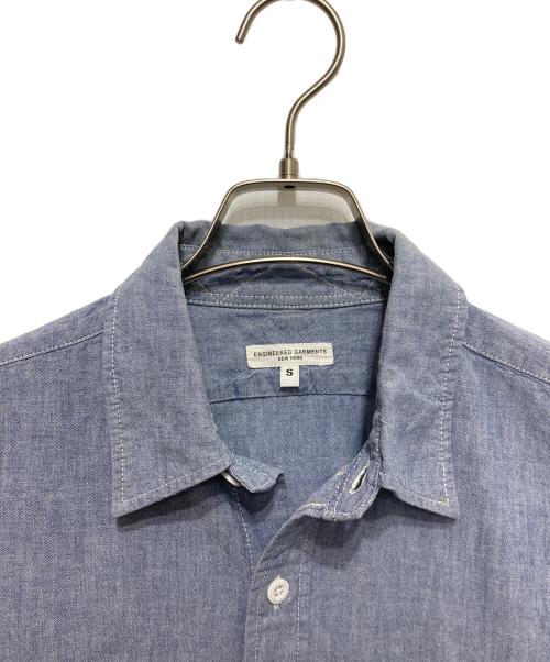 Engineered Garments（エンジニアド ガーメンツ）Engineered Garments (エンジニアド ガーメンツ) シャンブレーワークシャツ ネイビー サイズ:Sの古着・服飾アイテム
