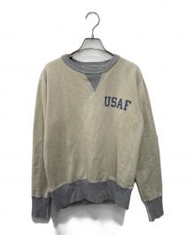 TOYS MCCOY（トイズマッコイ）の古着「MILITARY SWEAT SHIRT “USAF”」｜ベージュ