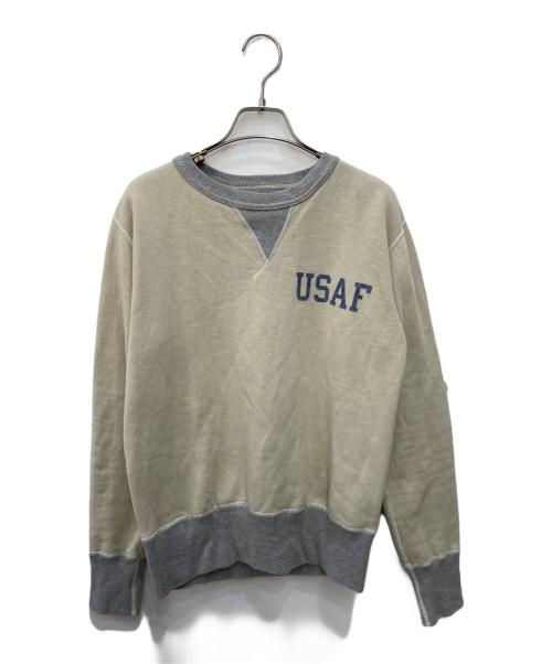 TOYS MCCOY（トイズマッコイ）TOYS MCCOY (トイズマッコイ) MILITARY SWEAT SHIRT “USAF” ベージュ サイズ:36の古着・服飾アイテム