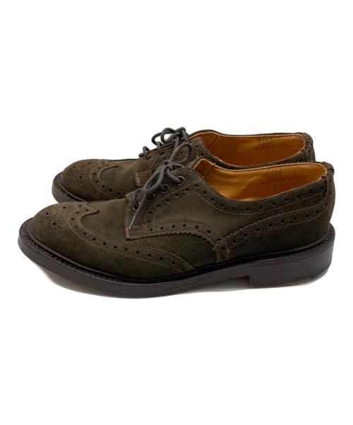 Tricker's（トリッカーズ）Tricker's (トリッカーズ) BOURTON ウィングチップシューズ ブラウン サイズ:SIZE 7.5の古着・服飾アイテム