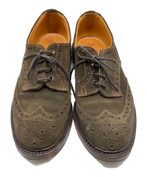 Tricker's（トリッカーズ）Tricker's (トリッカーズ) BOURTON ウィングチップシューズ ブラウン サイズ:SIZE 7.5の古着・服飾アイテム