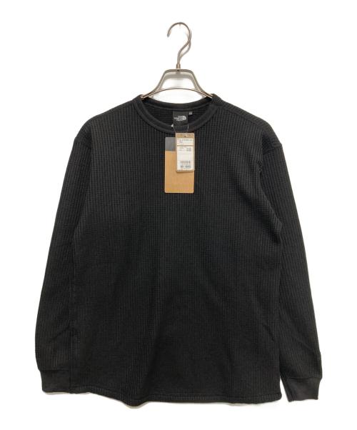 THE NORTH FACE（ザ ノース フェイス）THE NORTH FACE (ザ ノース フェイス) L/S WARM Waffle Crew ブラック サイズ:SIZE XS 未使用品の古着・服飾アイテム