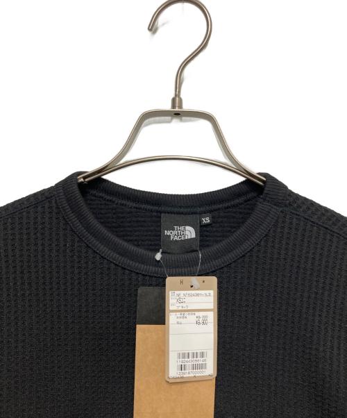 THE NORTH FACE（ザ ノース フェイス）THE NORTH FACE (ザ ノース フェイス) L/S WARM Waffle Crew ブラック サイズ:SIZE XS 未使用品の古着・服飾アイテム