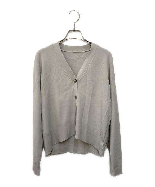 SOEJU（ソージュ）SOEJU (ソージュ) Vネックショートニットカーディガン グレー サイズ:FREE 未使用品の古着・服飾アイテム