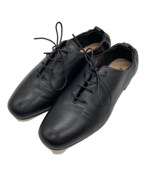 Parallele（パラレル）Parallele (パラレル) レースアップシューズ CAMPO ブラック サイズ:SIZE 36の古着・服飾アイテム