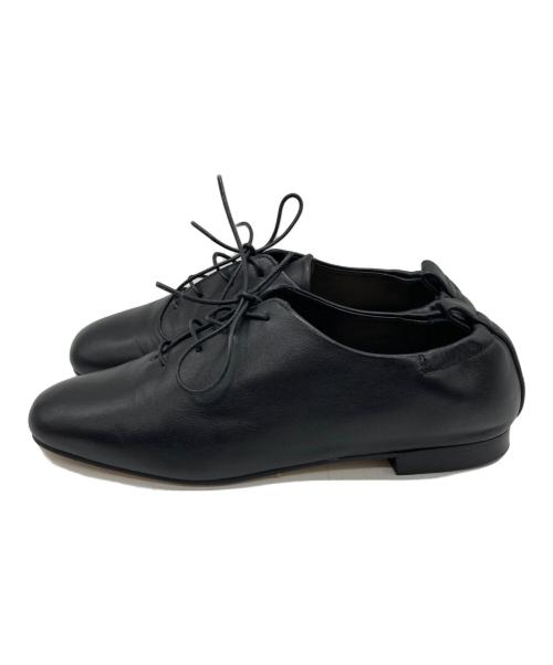 Parallele（パラレル）Parallele (パラレル) レースアップシューズ CAMPO ブラック サイズ:SIZE 36の古着・服飾アイテム
