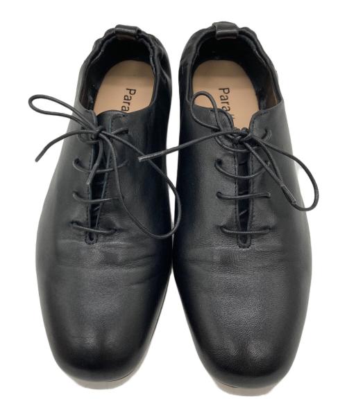 Parallele（パラレル）Parallele (パラレル) レースアップシューズ CAMPO ブラック サイズ:SIZE 36の古着・服飾アイテム
