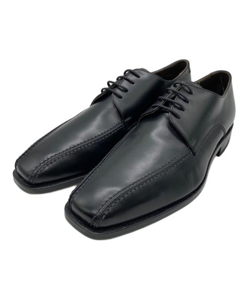 REGAL（リーガル）REGAL (リーガル) 外羽根 スワールトゥ ツーシームドレスシューズ ブラック サイズ:SIZE 251/2の古着・服飾アイテム