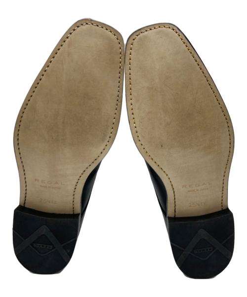 REGAL（リーガル）REGAL (リーガル) 外羽根 スワールトゥ ツーシームドレスシューズ ブラック サイズ:SIZE 251/2の古着・服飾アイテム