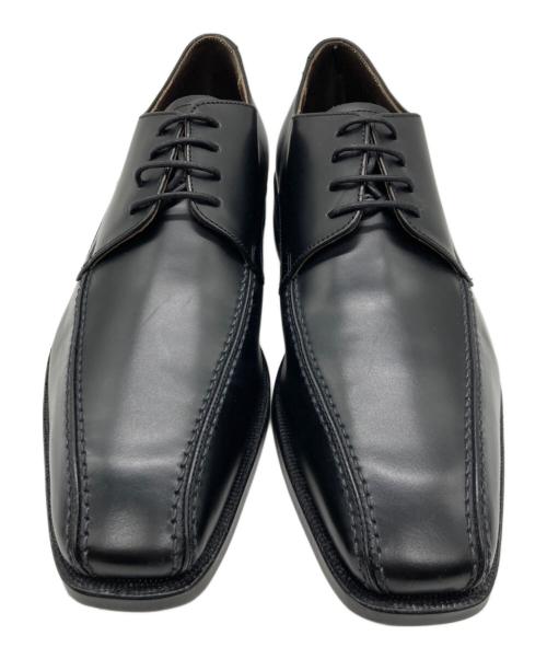 REGAL（リーガル）REGAL (リーガル) 外羽根 スワールトゥ ツーシームドレスシューズ ブラック サイズ:SIZE 251/2の古着・服飾アイテム