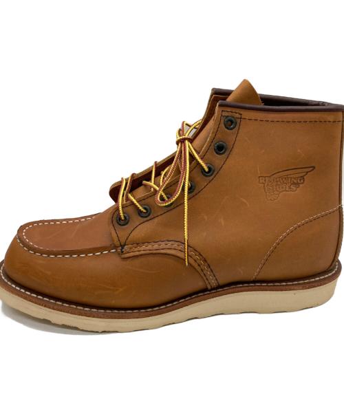 RED WING（レッドウィング）RED WING (レッドウィング) Irtish Setter 6-inch Classic Moc　アーティッシュ・セッター・シックスインチ・クラシック・モック ブラウン サイズ:SIZE 27cmの古着・服飾アイテム