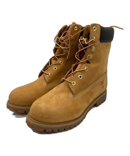Timberland（ティンバーランド）Timberland (ティンバーランド) 8 INCH PREMIUM BOOTエイト・インチ・プレミアム・ブーツ　 ブラウン サイズ:SIZE 9Wの古着・服飾アイテム