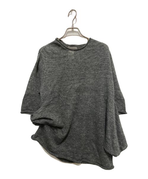 YOHJI YAMAMOTO（ヨウジヤマモト）YOHJI YAMAMOTO (ヨウジヤマモト) リネンニット グレー サイズ:3の古着・服飾アイテム