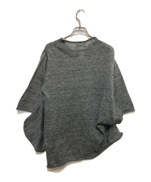 YOHJI YAMAMOTO（ヨウジヤマモト）YOHJI YAMAMOTO (ヨウジヤマモト) リネンニット グレー サイズ:3の古着・服飾アイテム