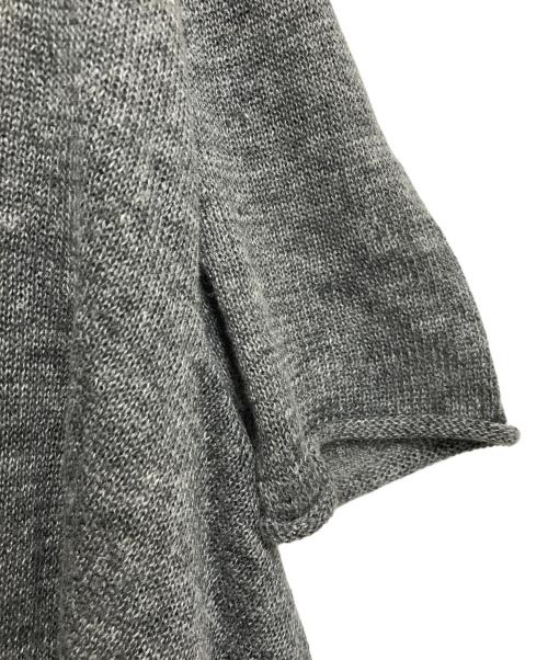 YOHJI YAMAMOTO（ヨウジヤマモト）YOHJI YAMAMOTO (ヨウジヤマモト) リネンニット グレー サイズ:3の古着・服飾アイテム