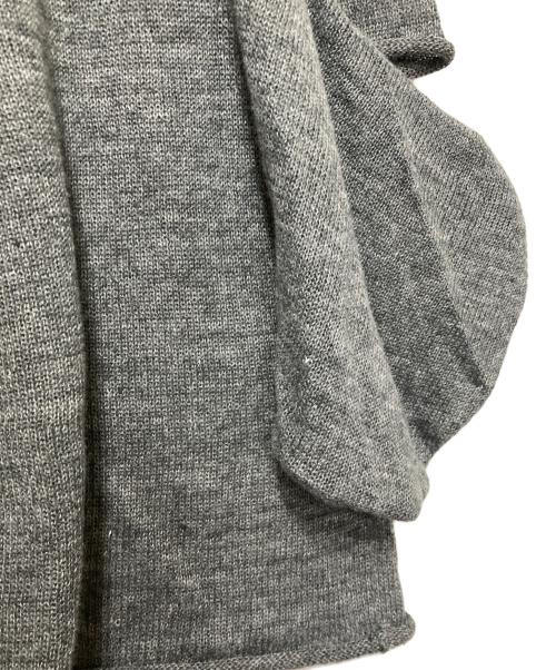 YOHJI YAMAMOTO（ヨウジヤマモト）YOHJI YAMAMOTO (ヨウジヤマモト) リネンニット グレー サイズ:3の古着・服飾アイテム