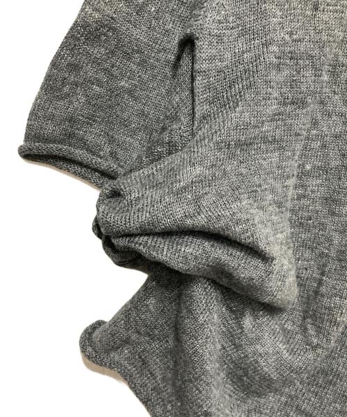 YOHJI YAMAMOTO（ヨウジヤマモト）YOHJI YAMAMOTO (ヨウジヤマモト) リネンニット グレー サイズ:3の古着・服飾アイテム