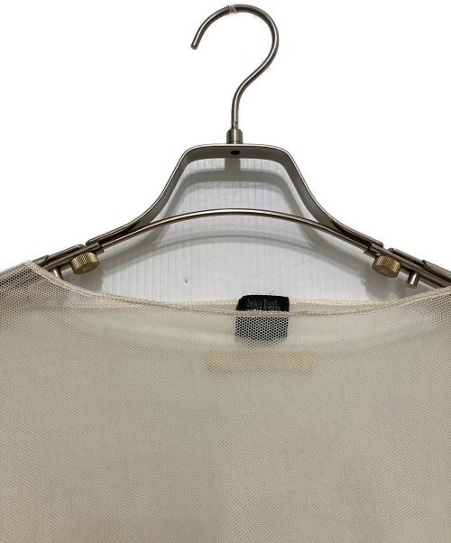 Jean Paul Gaultier FEMME（ジャンポールゴルチエ フェム）Jean Paul Gaultier FEMME (ジャンポールゴルチエ フェム) メッシュカットソー アイボリー サイズ:40の古着・服飾アイテム