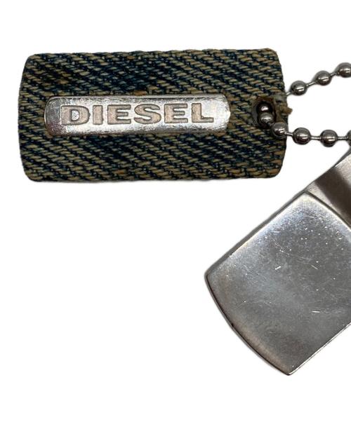 DIESEL（ディーゼル）DIESEL (ディーゼル) デニムドックタグネックレス シルバーの古着・服飾アイテム