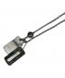 DIESEL (ディーゼル) デニムドックタグネックレス シルバー：6000円