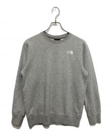 THE NORTH FACE（ザ ノース フェイス）の古着「ロゴ刺繍スウェット」｜グレー