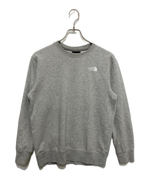 THE NORTH FACE（ザ ノース フェイス）THE NORTH FACE (ザ ノース フェイス) ロゴ刺繍スウェット グレー サイズ:Sの古着・服飾アイテム
