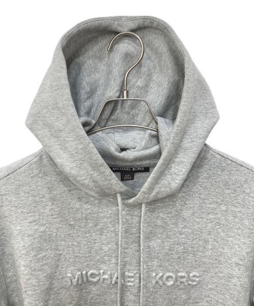 MICHAEL KORS（マイケルコース）MICHAEL KORS (マイケルコース) ロゴパーカー グレー サイズ:Sの古着・服飾アイテム