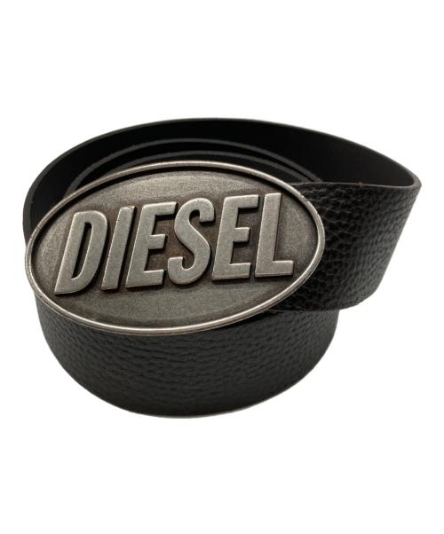 DIESEL（ディーゼル）DIESEL (ディーゼル) ロゴバックルベルト ブラウン サイズ:85/34の古着・服飾アイテム