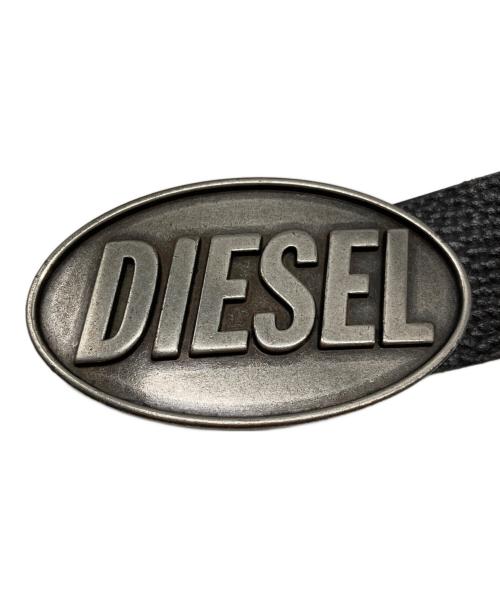 DIESEL（ディーゼル）DIESEL (ディーゼル) ロゴバックルベルト ブラウン サイズ:85/34の古着・服飾アイテム
