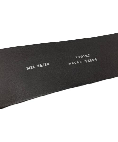 DIESEL（ディーゼル）DIESEL (ディーゼル) ロゴバックルベルト ブラウン サイズ:85/34の古着・服飾アイテム