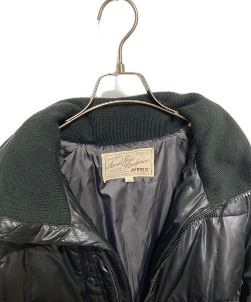 AVIREX（アヴィレックス）AVIREX (アヴィレックス) USAF PADDING JACKET（USAF パディング ジャケット） ブラック サイズ:Lの古着・服飾アイテム