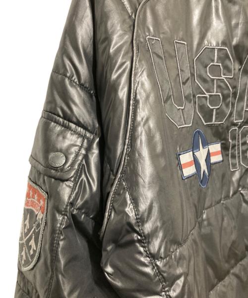 AVIREX（アヴィレックス）AVIREX (アヴィレックス) USAF PADDING JACKET（USAF パディング ジャケット） ブラック サイズ:Lの古着・服飾アイテム