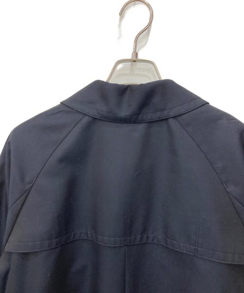 Aquascutum（アクアスキュータム）Aquascutum (アクアスキュータム) BASIC SINGLE TRENCH COAT/ステンカラーコート　ベーシック シングル トレンチ コート ネイビー サイズ:SIZE 8の古着・服飾アイテム