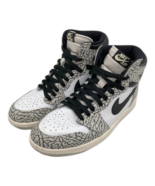 NIKE（ナイキ）NIKE (ナイキ) Air Jordan 1 High OG　エア ジョーダン ワン ハイ オージー White Cement/Safari サイズ:28cmの古着・服飾アイテム