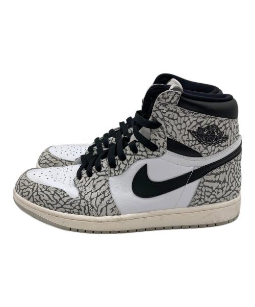 NIKE（ナイキ）NIKE (ナイキ) Air Jordan 1 High OG　エア ジョーダン ワン ハイ オージー White Cement/Safari サイズ:28cmの古着・服飾アイテム
