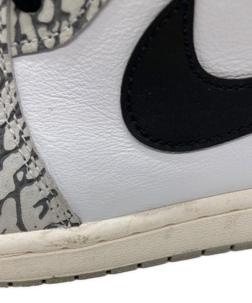NIKE（ナイキ）NIKE (ナイキ) Air Jordan 1 High OG　エア ジョーダン ワン ハイ オージー White Cement/Safari サイズ:28cmの古着・服飾アイテム