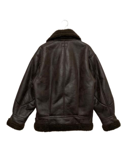 MONKEY TIME（モンキータイム）MONKEY TIME (モンキータイム) フェイクムートンB-3ジャケット ブラウン サイズ:Mの古着・服飾アイテム