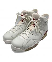 NIKE（ナイキ）の古着「Air Jordan 6 Retro　エア ジョーダン シックス レトロ」｜ホワイト×ボルドー