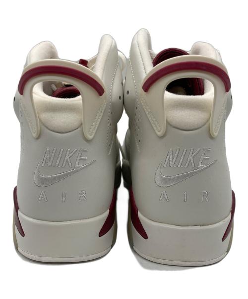NIKE（ナイキ）NIKE (ナイキ) Air Jordan 6 Retro　エア ジョーダン シックス レトロ ホワイト×ボルドー サイズ:28.5cmの古着・服飾アイテム