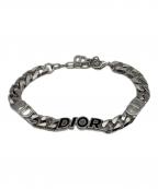 Diorディオール）の古着「チェーンリンクブレスレット」｜シルバー