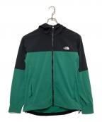 THE NORTH FACEザ ノース フェイス）の古着「APEX FLEX Hoodie」｜ブラック×グリーン