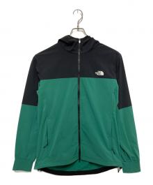 THE NORTH FACE（ザ ノース フェイス）の古着「APEX FLEX Hoodie」｜ブラック×グリーン