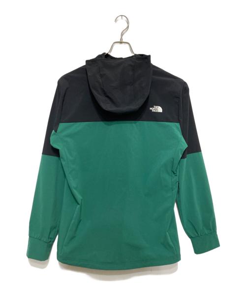 THE NORTH FACE（ザ ノース フェイス）THE NORTH FACE (ザ ノース フェイス) APEX FLEX Hoodie ブラック×グリーン サイズ:XLの古着・服飾アイテム