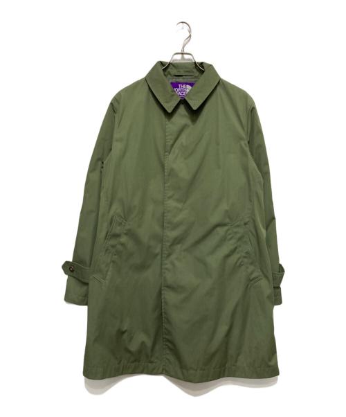 THE NORTHFACE PURPLELABEL（ザ・ノースフェイス パープルレーベル）THE NORTHFACE PURPLELABEL (ザ・ノースフェイス パープルレーベル) 65/35クロスステンカラーコート グリーン サイズ:Ｌの古着・服飾アイテム